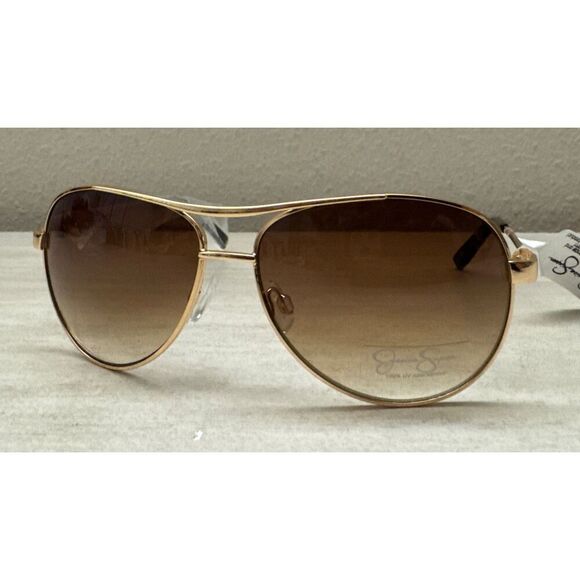 Jessica Simpson Women J106 GLD  Stylish UV Protective Metal Aviator Sunglasses - Picture 5 of 11